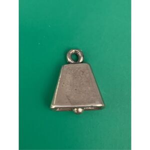 Cow Bell Sterling Silver Jewelry Charm #farm #western #bells